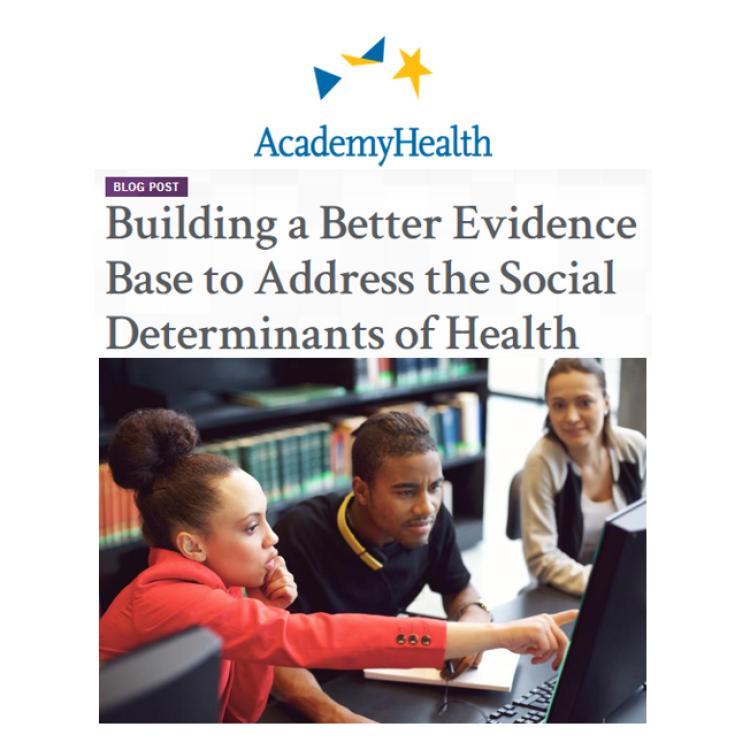 Academy Health SDOH blog post