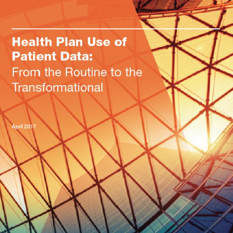 Health Plan Use of Patient Data cover